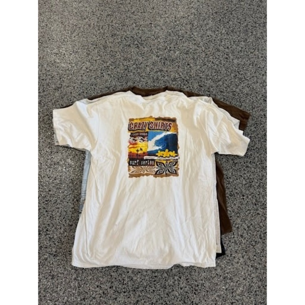 VTG Surf Nautical T-Shirt Bundle Lot 5 Crazy Shirts North Shore Key West L XL